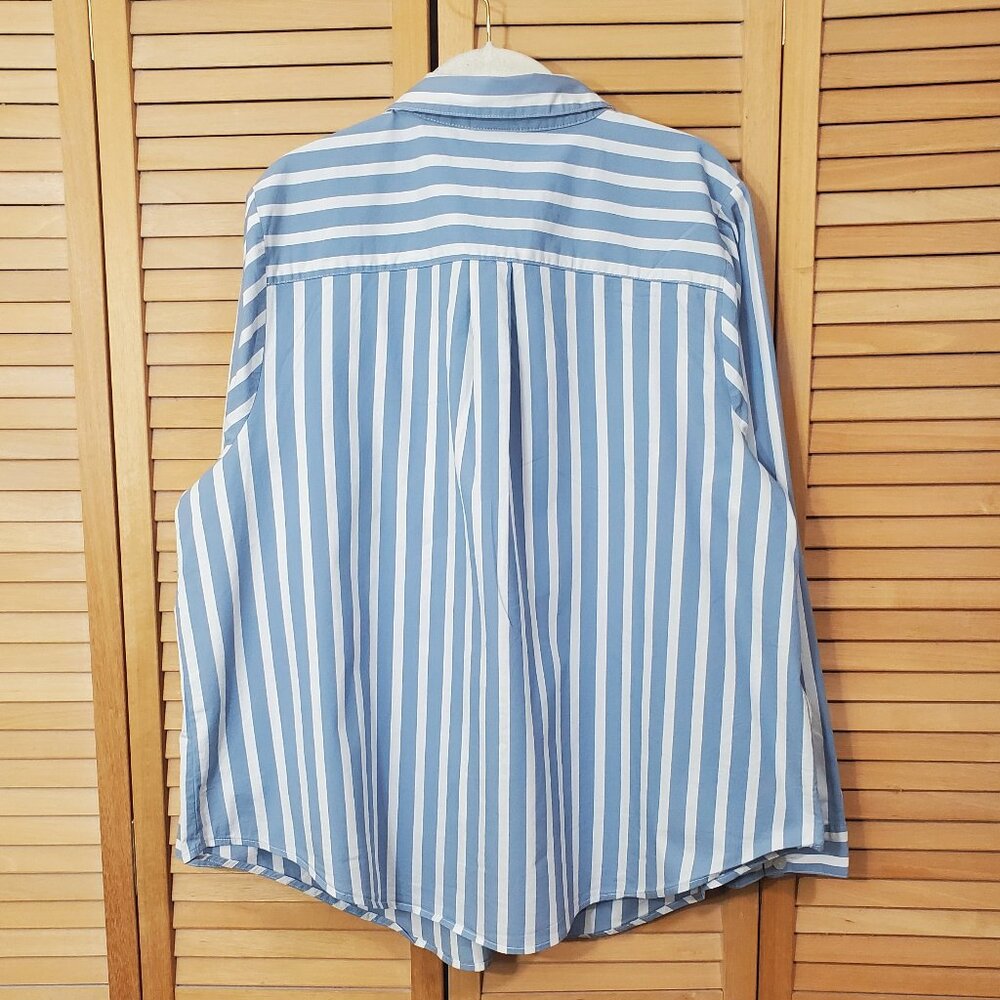 Torrid Madison Poplin Button-Up Long Sleeve Shirt 3X - Picture 8 of 10
